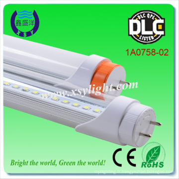 Approbation DLC Lampe à tube LED rétrofit 100-277V 18w lampe à tube led